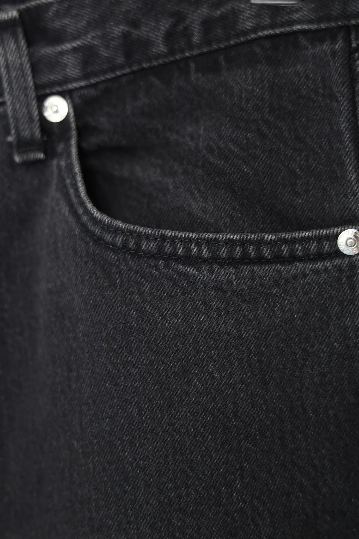 101 Dad's Fit Denim - Black Denim Stone