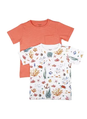 2 Pack Vacation Vibes Soft Jersey Tees