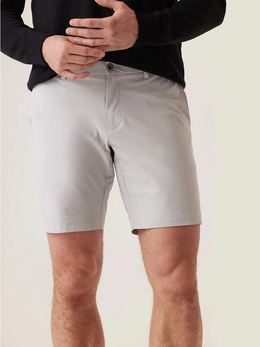 DEKE Galaxy Bermuda Ultra 4X Stretch Twill in Stone