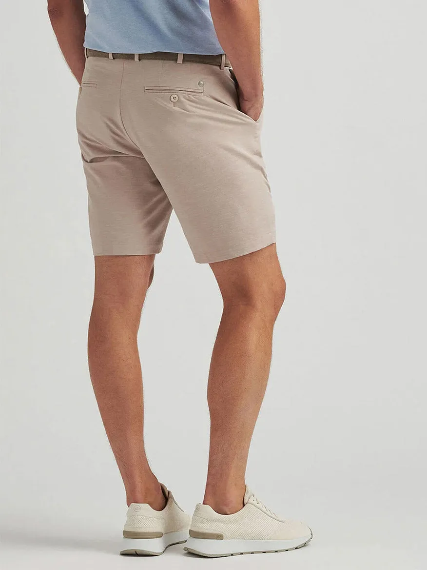 Peter Millar Surge Linen Blend Performance Short in Khaki