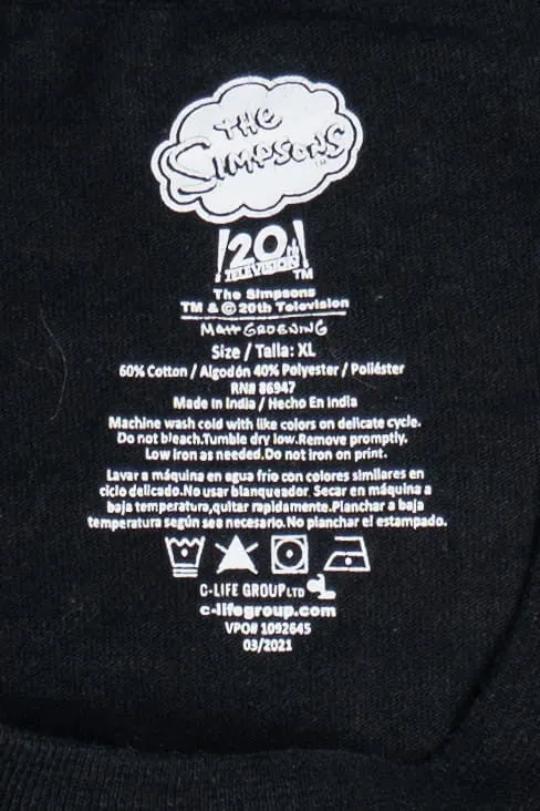 "The Simpsons Treehouse Of Horror" Bart & Lisa Skeleton T-Shirt