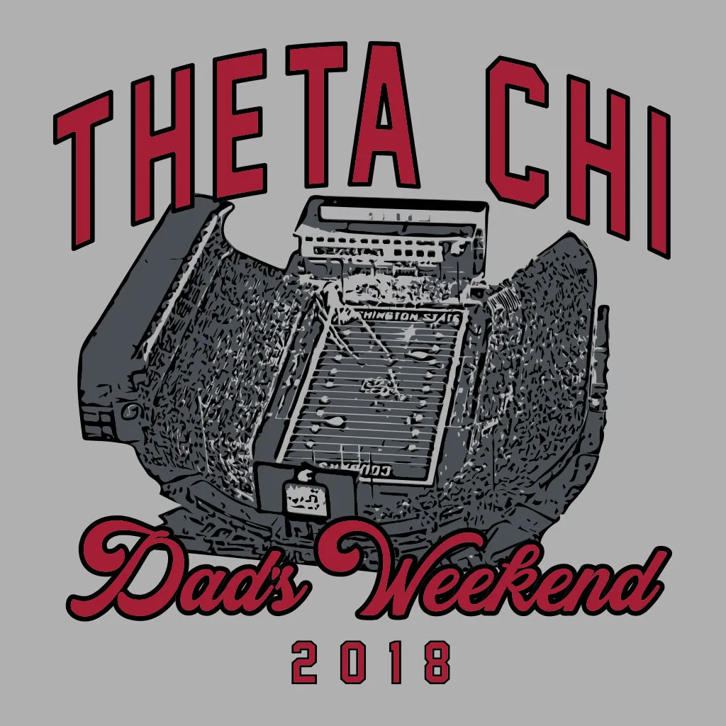 Theta Chi Stadium Dad's Weekend Design