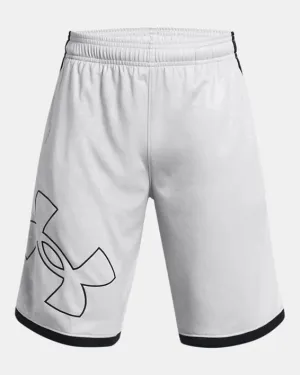 Under Armour Boys Tech Emboss Shorts Gray/Black