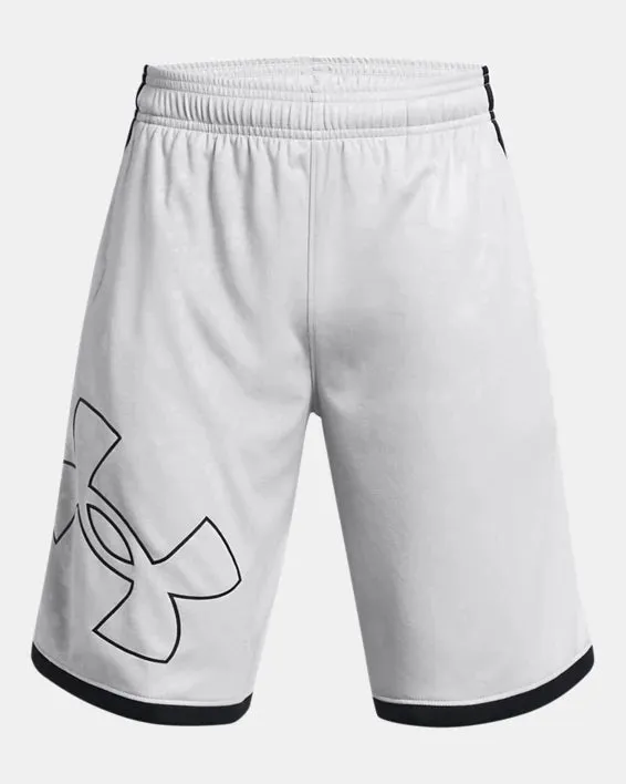 Under Armour Boys Tech Emboss Shorts Gray/Black